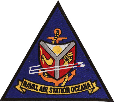 Naval Air Station Oceana Patch ( 4 1/2'' Wide x 4'' High )(P1394)