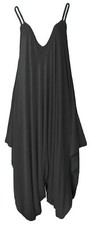 New Ladies Womens Cami Jumpsuit Playsuit Romper Harem Lagenlook Dress 8-26