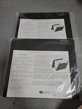 SET OF 2 CREATIVE MEMORIES FILE MATE BLACK ACCORDION FILE FOLDER STORAGE NEW