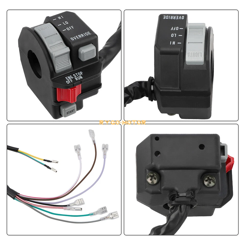 Control de interruptor de arranque de manillar para Polaris Magnum 425 1995 Big Boss 250 300 400L Foto 2 de 4