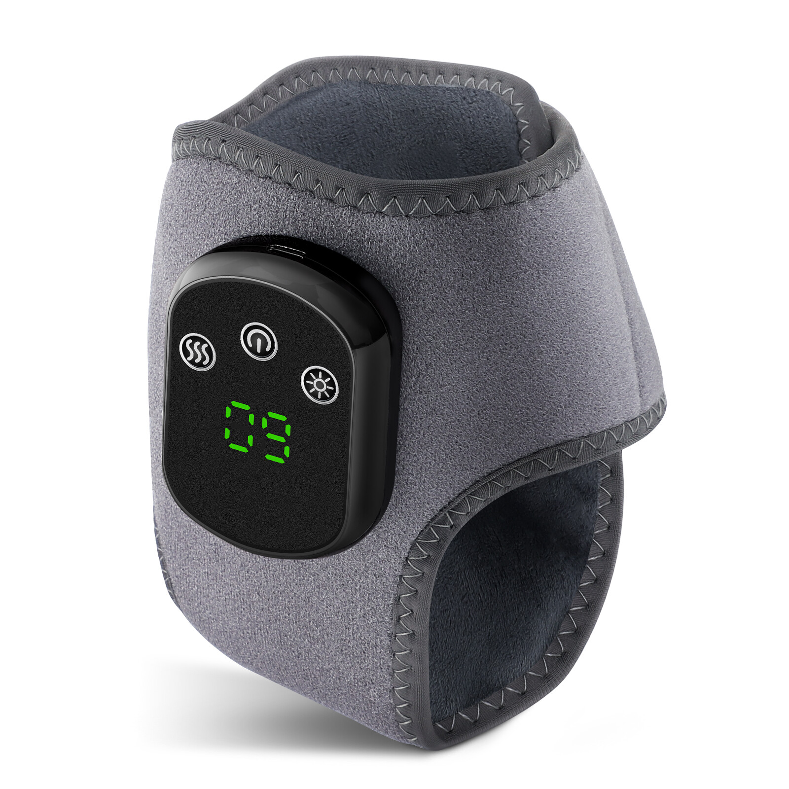 Electric Foot Ankle Massager Relieve Ankle Pain 5 Heat Levels, 3 Vibration Modes