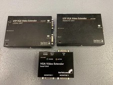 Lot of 3 Startech UTP VGA External Remote /Local Units ST121UTP