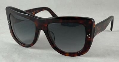 Black Cat-Eye Celine Sunglasses CL40157U Celine Cl 40157u 01d Cat Eye Polarized Sunglasses - Grey  main image 4