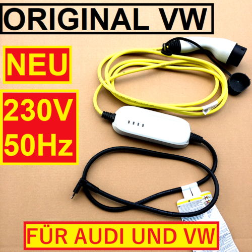 NEU + ORIGINAL VW Ladekabel 230V / 50Hz Laden ohne WallBox 6m Haushaltssteckdose - Bild 1 von 10