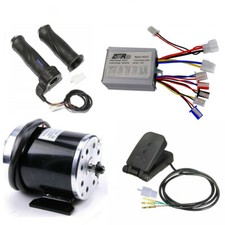 500W 24V Brush Electric Motor Controller Throttle Pedal Go Kart ATV Quad ebike