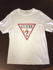 guess jeans white t shirt