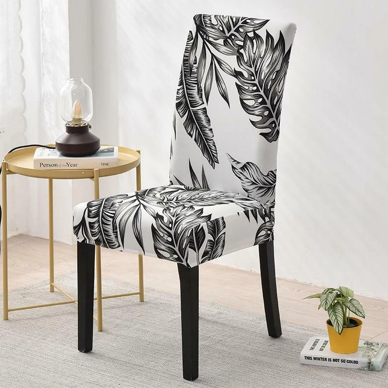 Black dining outlet chair slipcover