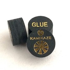 Kamikaze Black Layered Cue Tips 14 MM  Hard  2 Tips  Fast Shipping....