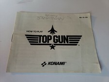 Top Gun Instruction manual book/booklet Nintendo NES