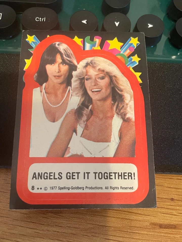 83 Charlies Angels Cards 1977 Spelling Goldberg Productions W/ 1 Sticker - Image 4 of 4