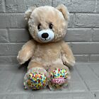 New ListingBuild A Bear Happy Birthday Brown Teddy Bear Stuffed Animal Plush 16"