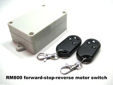 12V 30A 315mhz 2-pole reversible on/off or momentary motor switch remote control