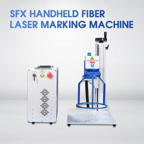 Hanheld 50w fiber laser engraver JPT Fiber Laser Marking Machine 175mm Lens - Picture 3 of 8
