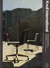 William Stephens chairs for Knoll International ad 1970
