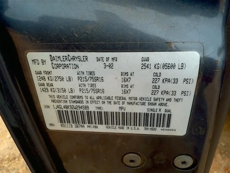 Driver Left Quarter Glass Light Tint Fits 0207 LIBERTY 129590 eBay