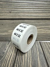 44x32 Retail Size Stickers for Store Boutique Clothing Label Apparel Roll