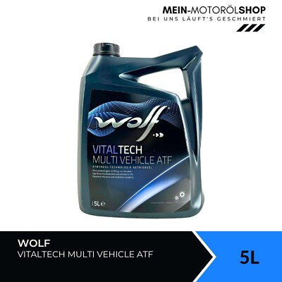Wolf Vitaltech Multi Vehicle ATF Getriebeöl Automatikgetriebeöl 5 Liter