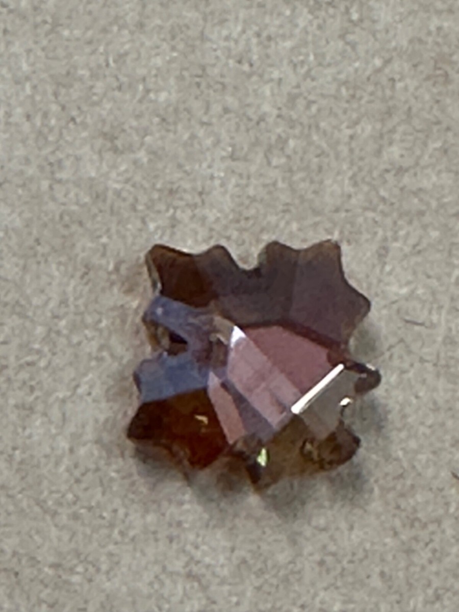 Origami Owl Maple Leaf Swarovski Crystal Figurine Charm Ch0079