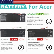 AC14B8K AC14B3K Battery For Acer Aspire 5 A515-51 R7-371T AC14B18J AP16M5J