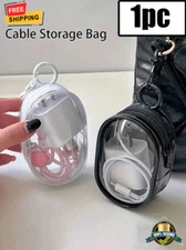 1 pc Portable Mini Clear Zipper Storage Bag,Jewelry Pouch for Travel Accessories