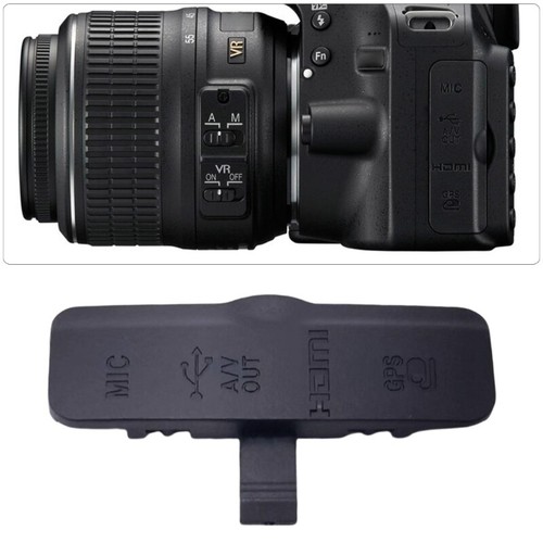 Protective Rubber Skin for D3200 Digital Camera Easy Installation Side Cover - Zdjęcie 2 z 8
