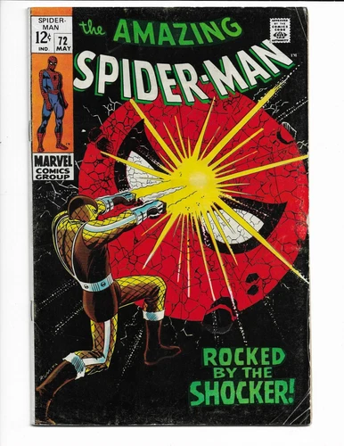 Amazing Spider-Man 72 1969 Marvel Comics VG/F 5.0 2nd App Shocker Gwen Stacy