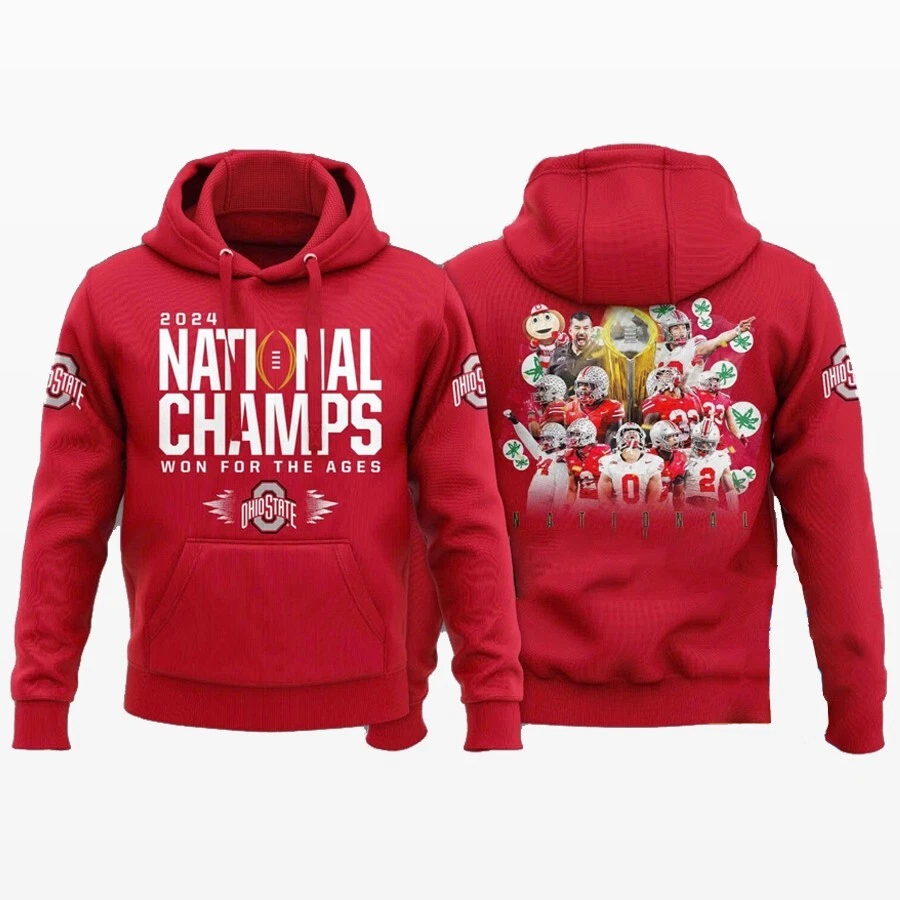 2025 Champions Kansas City and Ohio State Football Gift Hoodie