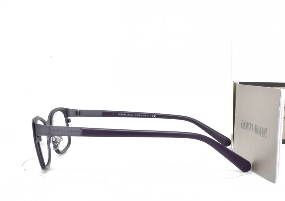 Monturas rectangulares GIORGIO ARMANI de color púrpura oscuro profundo 50-17-135 5013 3029 Foto 3 de 4