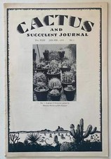 Cactus and Succulent Journal Vol. 31 N. 1 Jan.-Feb.1959 - - L.Z.