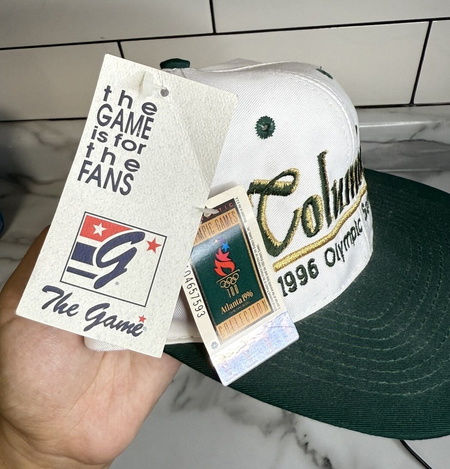 VTG OLYMPIC GAMES SOFTBALL HAT 1996 CAP COLUMBUS, GA TAGS SnapBack