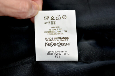 その他 s. YVES SAINT LAURENT Rive Gauche Black Classic Pencil Skirt F34