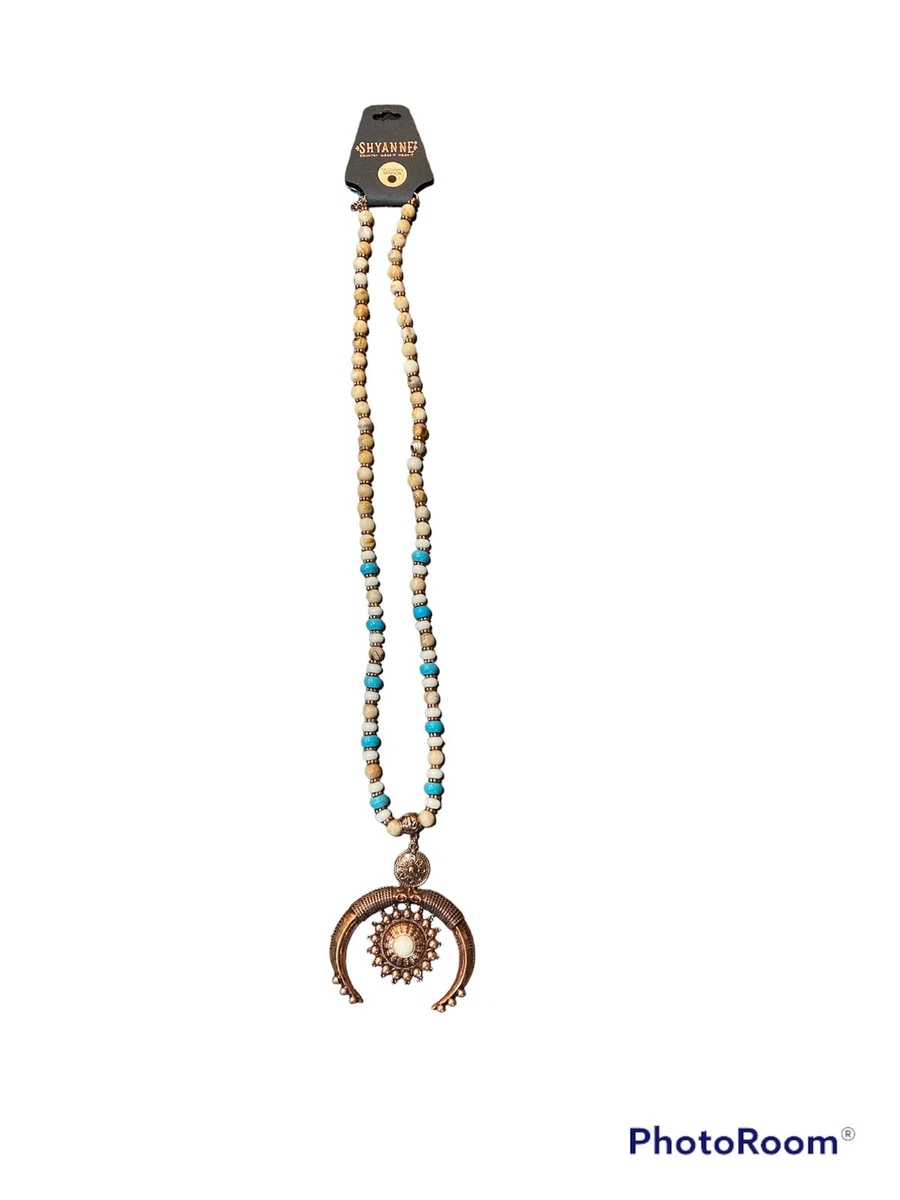 Boot Barn Beaded Western Necklace with Pendant