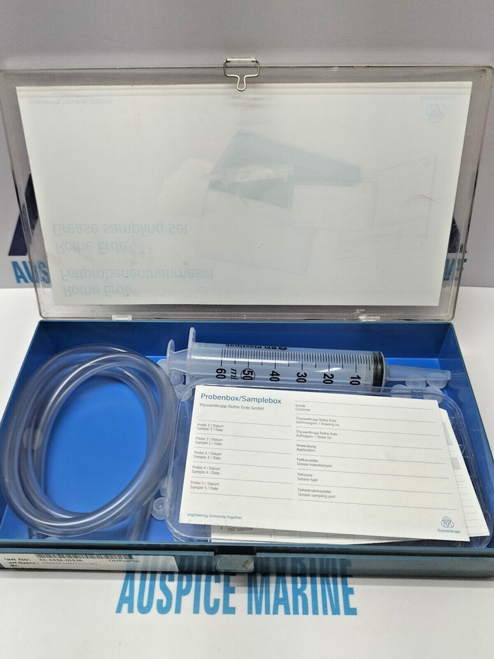 Rothe Erde Grease Sampling Set 51-3332-01528 | Industrial Lubrication ...