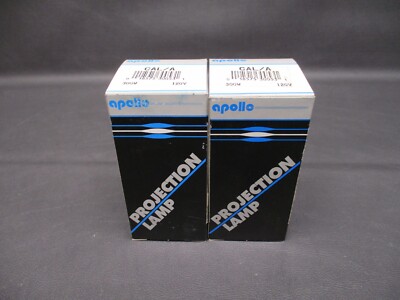 Apollo 300W 120V Projection Lamp Light Bulb Studio CAL/A - LOT OF 2!