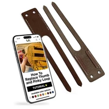 TOFL Baseball Glove Thumb and Pinky Replacement Leather Loops | Durable Laces...