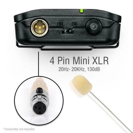 Pyle PMEMS10 Pro In Ear Mini XLR Omni Directional Microphone For Shure System - Image 4 of 4