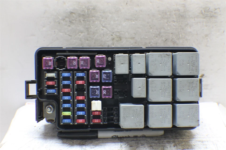 0404J200AN Suzuki Forenza 2002 caixa de fusíveis relé unidade módulo 306 20B2 B2 - Imagem 3 de 4