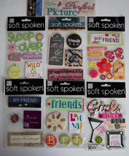 Soft Spoken & Recollections Stickers! Girls Night Out Theme, You Pick, Some Rare