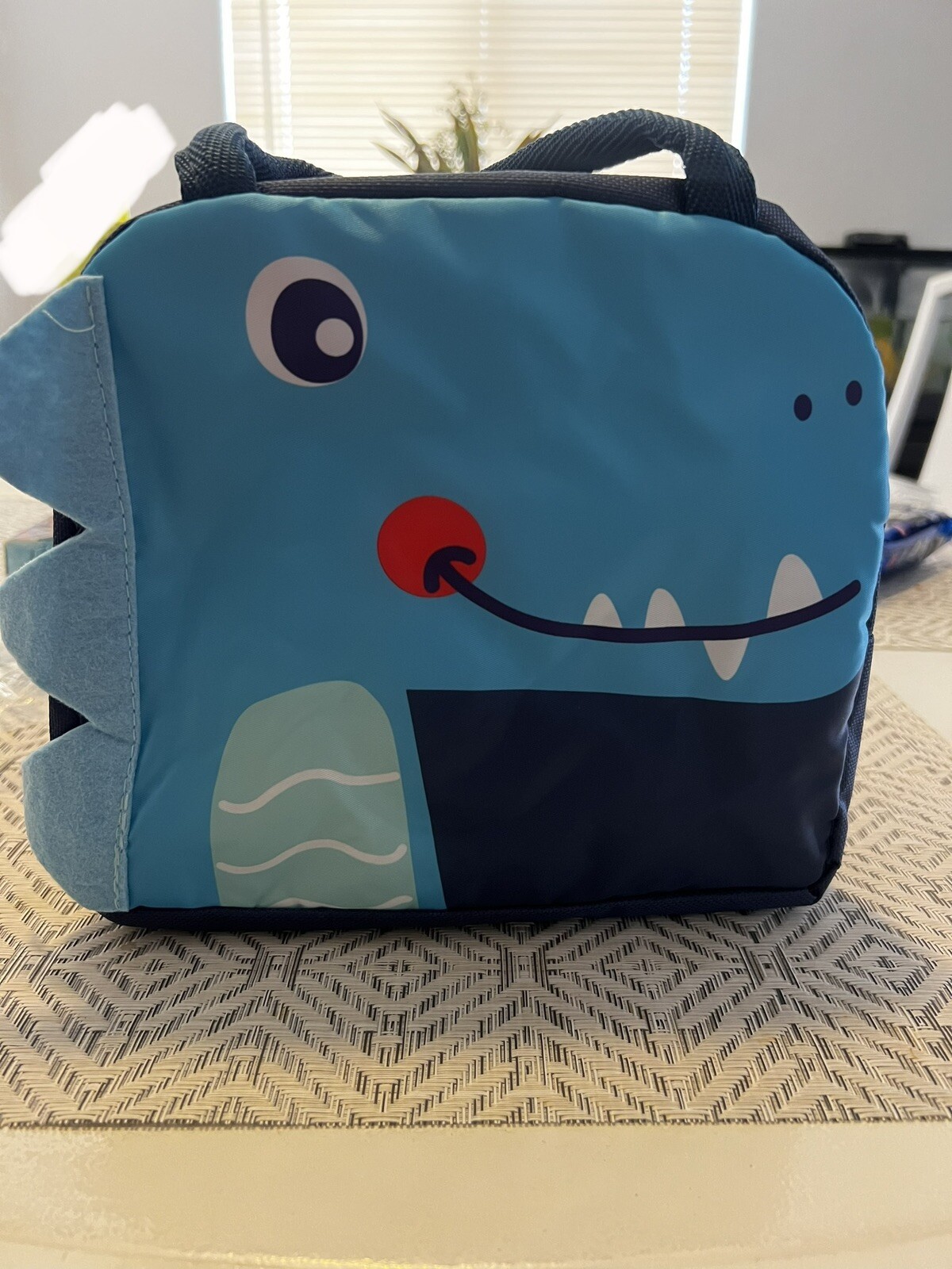 Lunch Boxes For Boys For School,picnics , Hiking, BlueCartoon DinosaursFoodbag