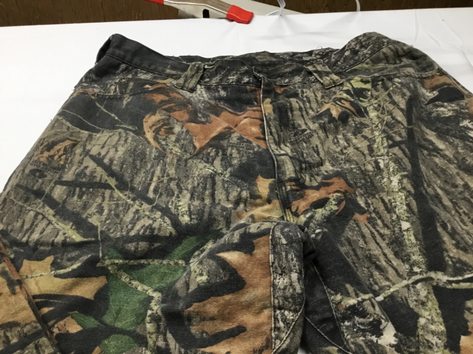 Cabela's Men's 100 Cotton Camo Pants 36 Reg Hunting Lined Mossy Oak Break up eBay