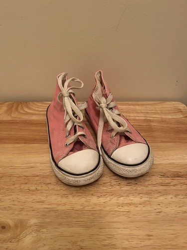 Converse Chuck Taylor All Star High Top Pink Sneakers Shoes Toddler Size 10