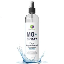 Mars Wellness MG+ Pure Magnesium Oil Spray - 8 Ounce USA Made