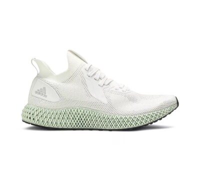 Adidas AlphaEdge 4D Reflective Cloud White Running Shoes Men's Sz 5 / Women s 6