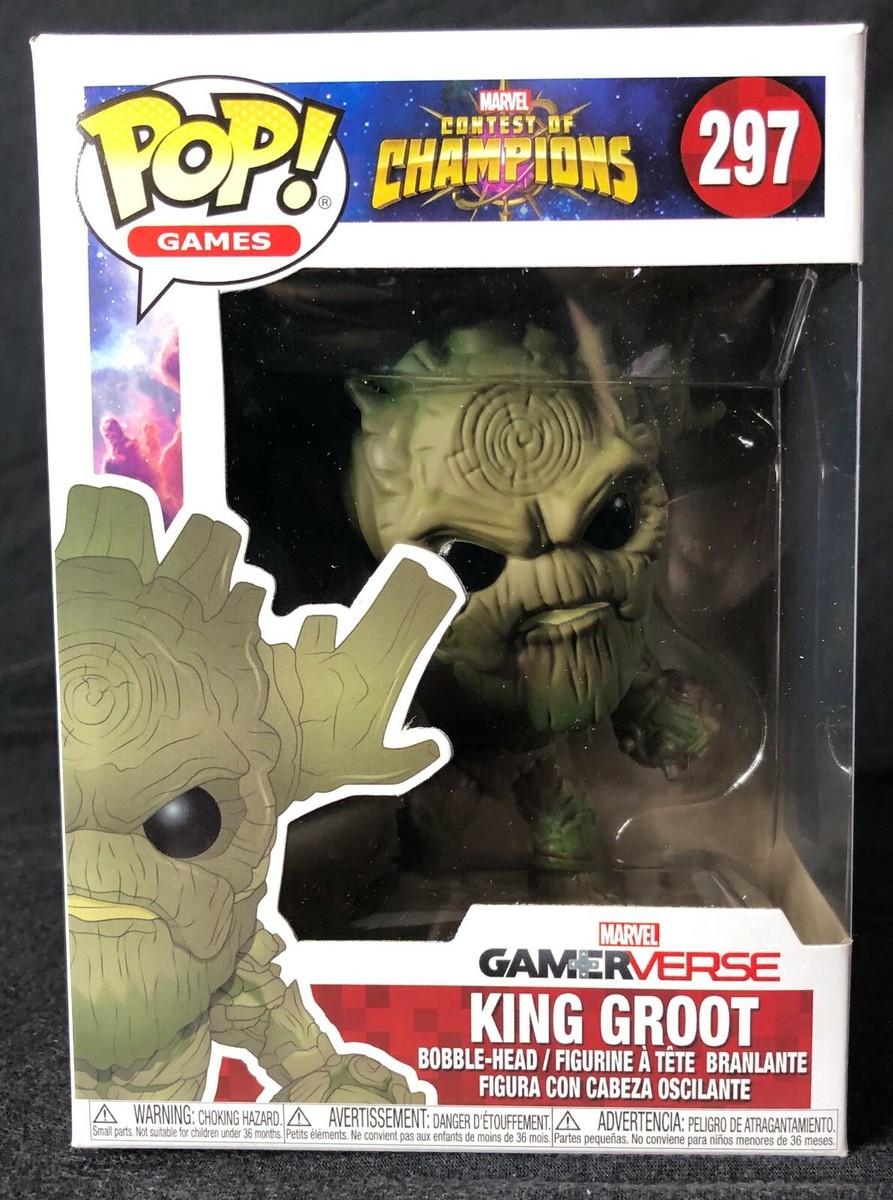 Funko Pop KING GROOT # 297 Games Marvel Contest of Champions