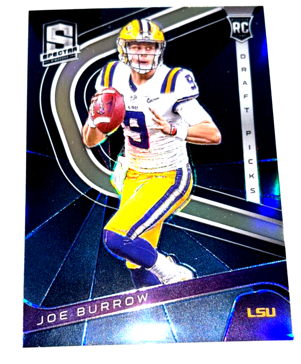 Joe Burrow 2020 Spectra Panini RARE * RC Prizm HOLOGRAPH #1 LSU Bengals Rookie Joe Burrow 2020 Spectra Panini RARE * RC Prizm HOLOGRAPH #1 LSU Bengals Rookie