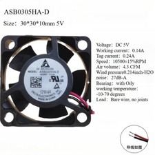 Delta Orig 3007 ASB0305HP-00 2510 3010 New speed regulation cooling fan 5V 12V