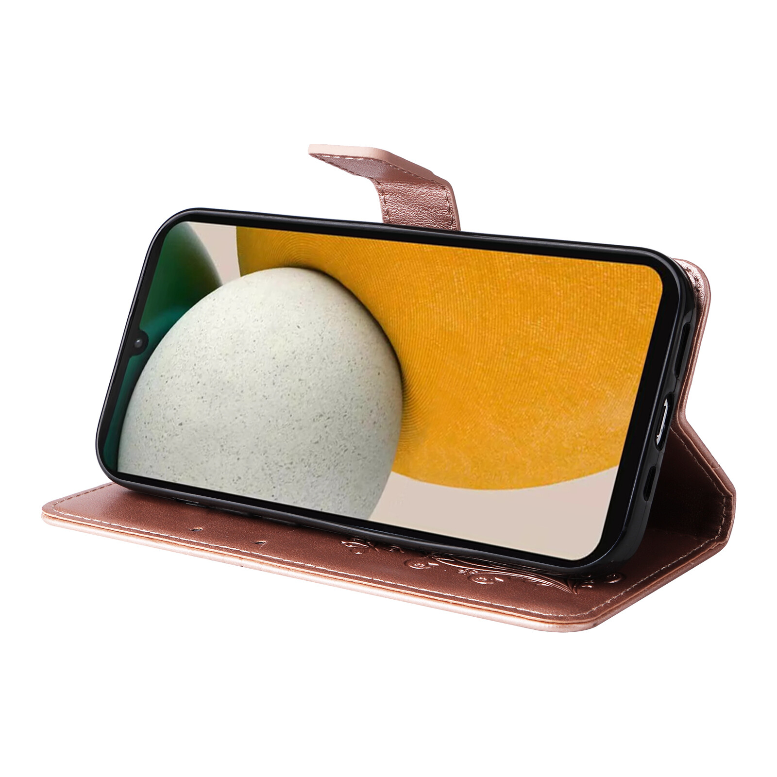 For Samsung Galaxy A05 A05S A15 A24 Embossing Luxury Leather Wallet