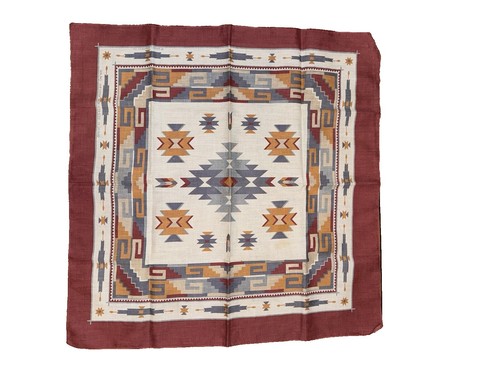 Vintage Handkerchief With Rare Iron On Images Flying Eagle  display picture 1