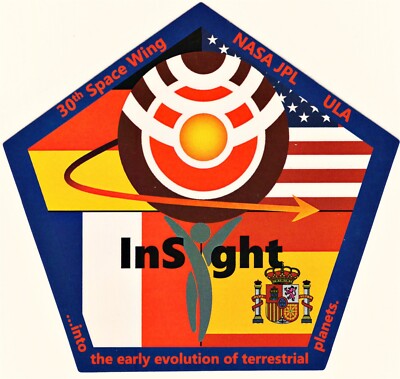 30th Space Wing NASA JPL ULA Insight into early evolution sticker 4 inch