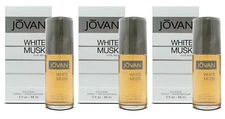 *PACK OF 3* JOVAN WHITE MUSK by Coty for Men 3.0 oz 88 ml Cologne EDC Spray NEW